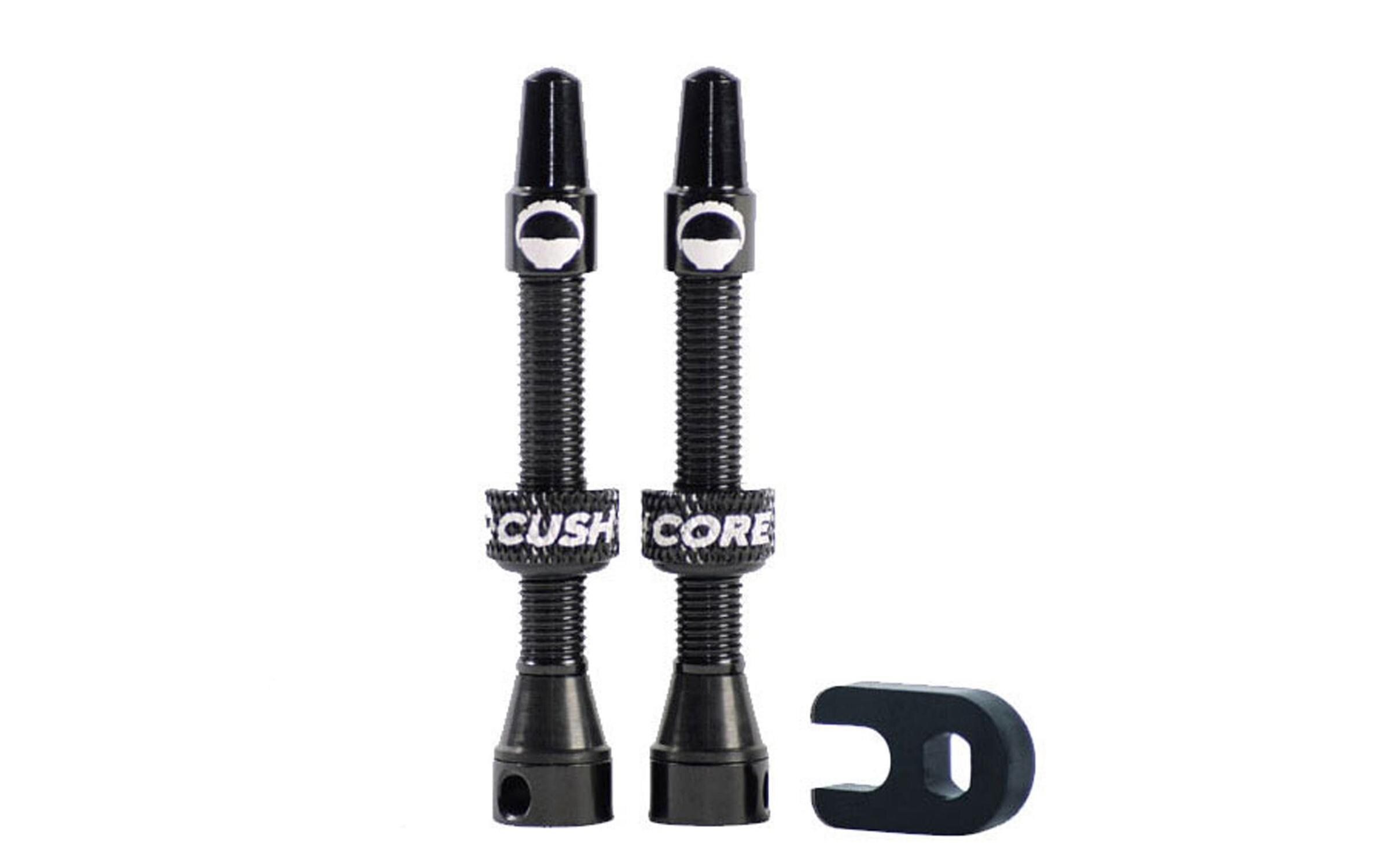 Tubeless Presta Air Valve Set 55 mmTubeless-Ventile mit seitlichem Auslass