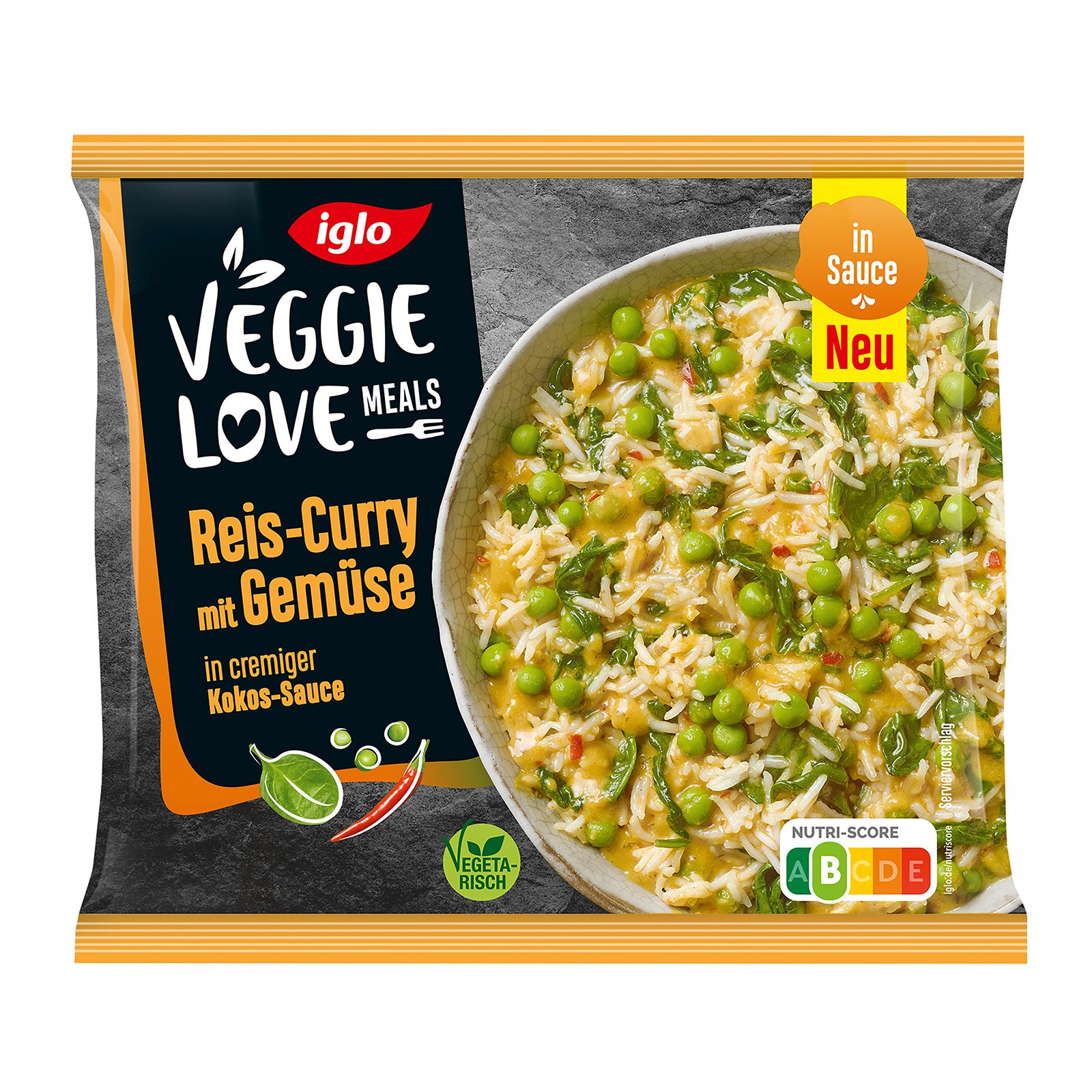 Iglo Veggie Love Meals Reis-Curry mit Gemüse