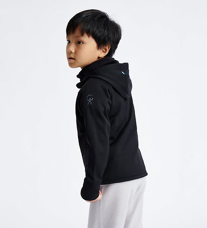 Isbjörn of Sweden Softshelljacke m. Fleece - Panda - Schwarz