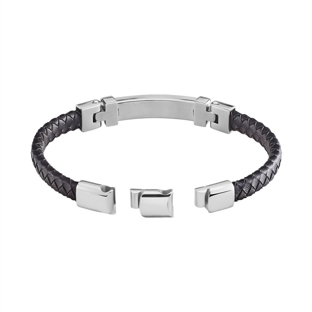 Bracelet Yannick Acier Blanc