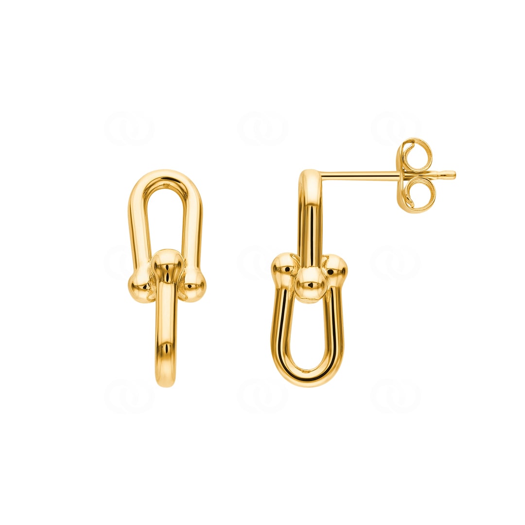Ohrhänger 750/18 K Gelbgold Fantasie