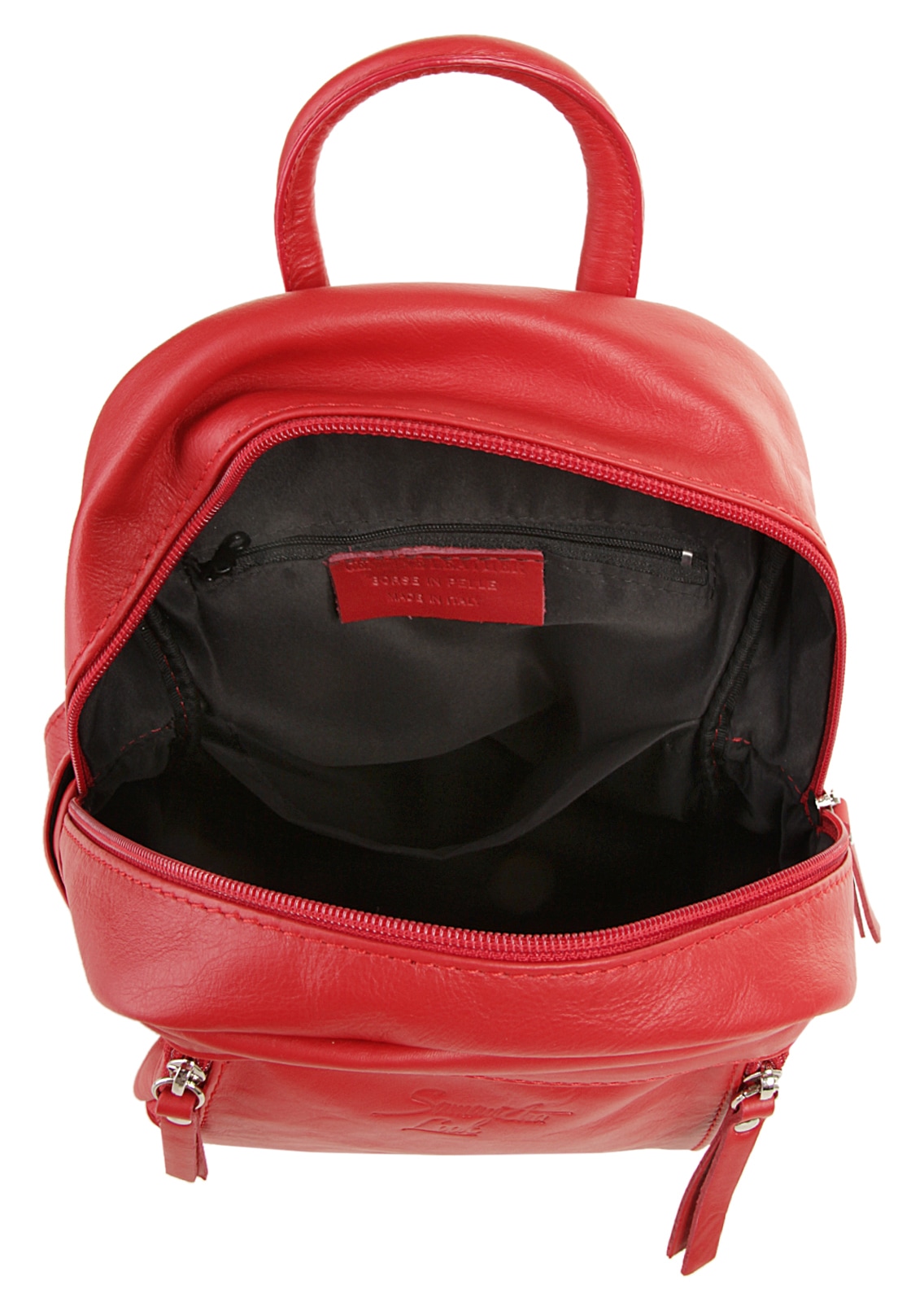 Samantha Look Cityrucksack echt Leder, Made in Italy