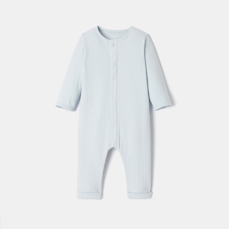 Combinaison en molleton imprimé bleu naissance Absorba