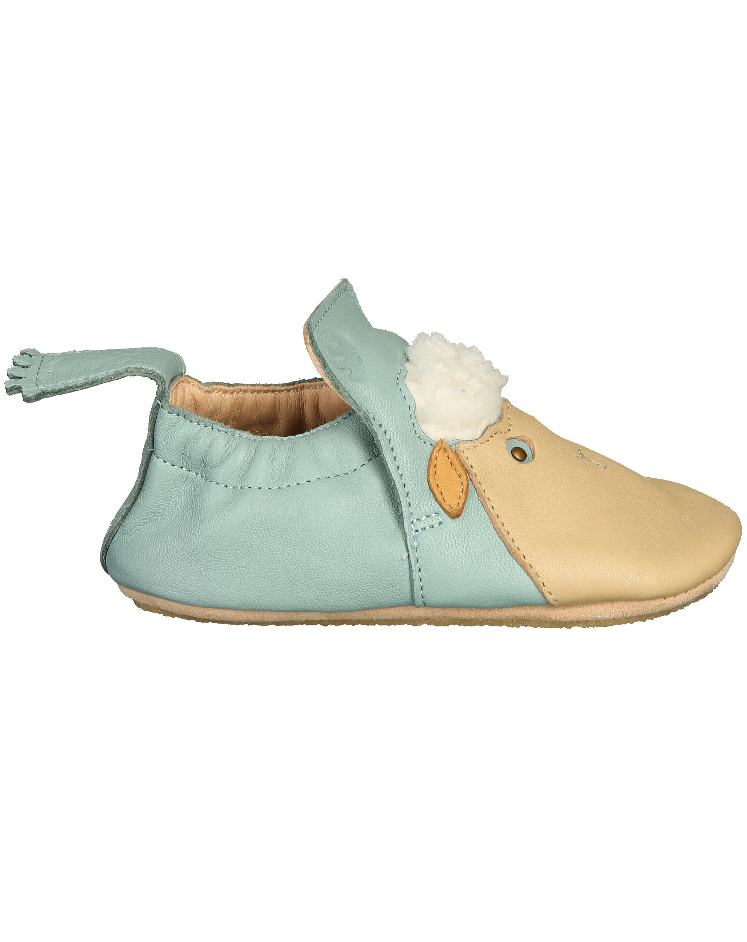 Leder-Krabbelschuhe BLUBLU MOUTON in bunt