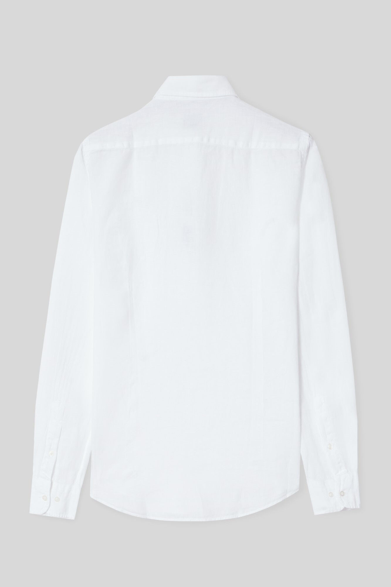 Camisa esportiva branca de linho natural - Branca