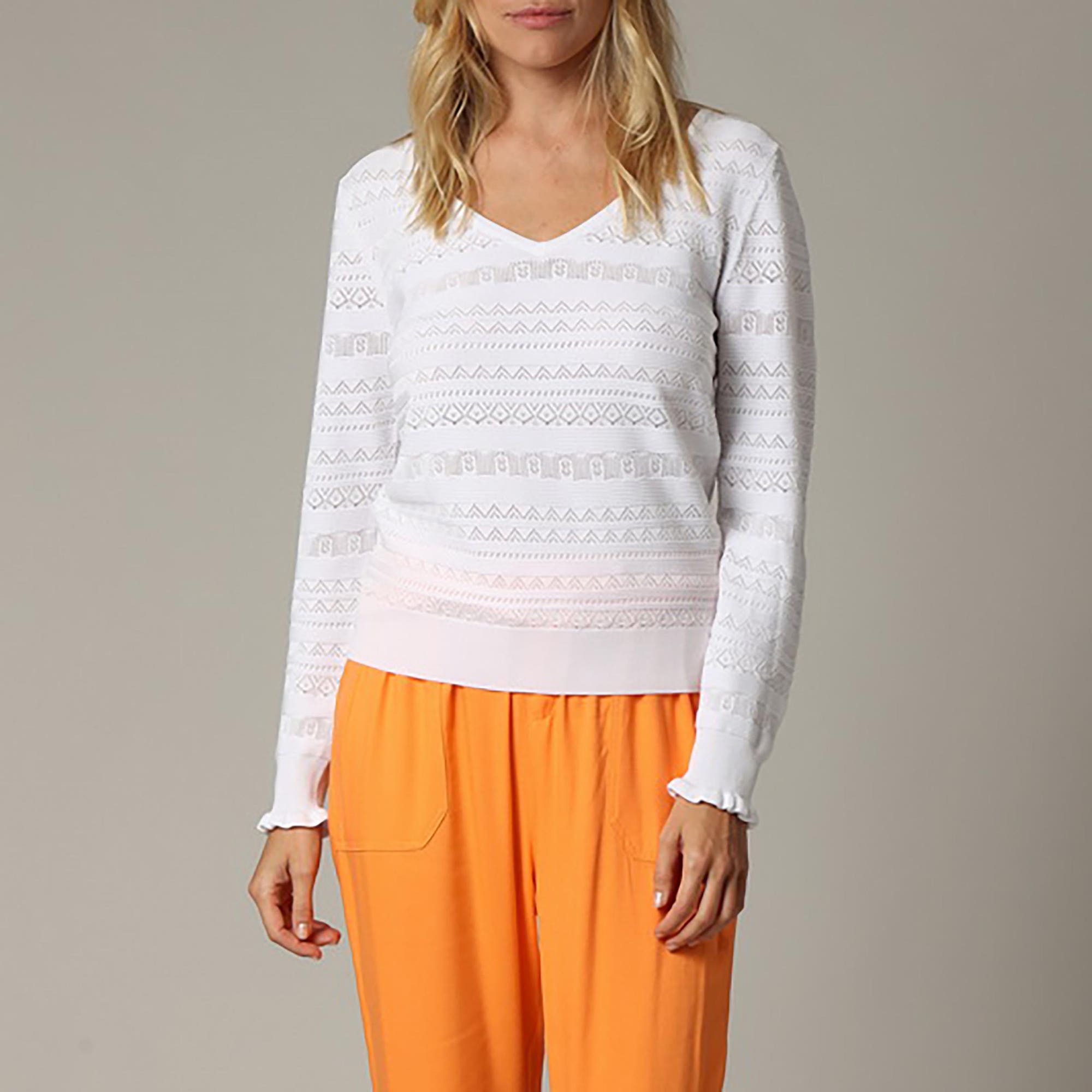 Pull Femme blanc