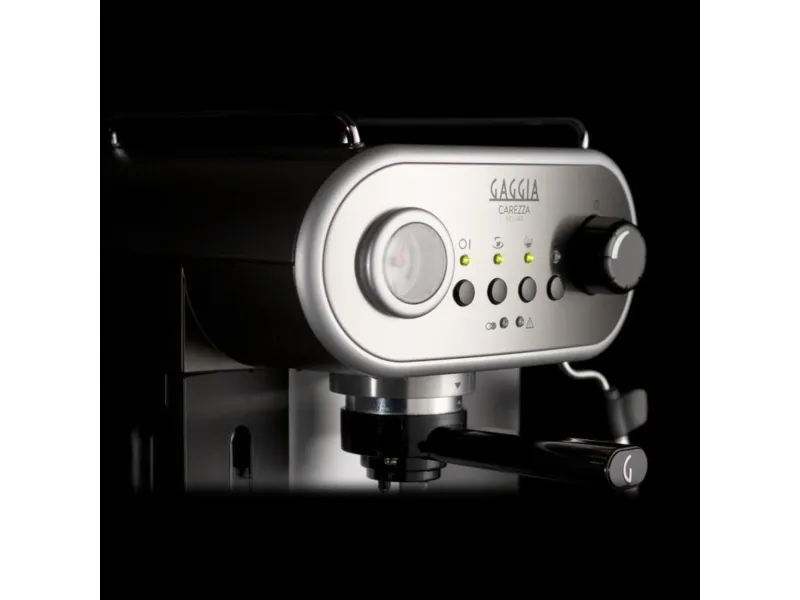 [OUTLET] - Gaggia Carezza Deluxe RI8525 - Kaffemaskine med capuccinatore - 15 bar - blæksort