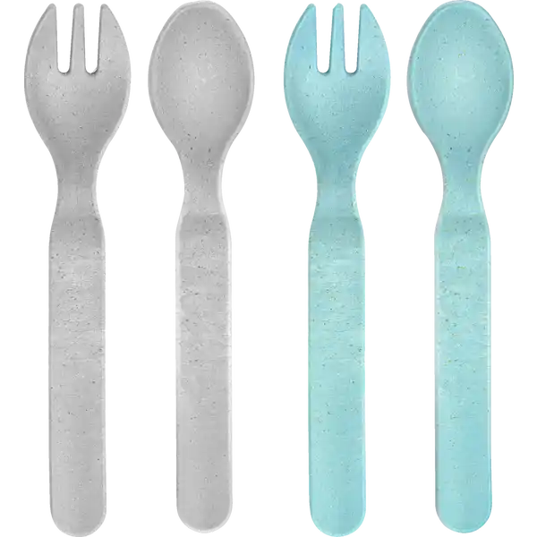 Growing Besteck 2er Set blau / grau