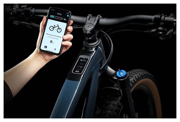 VTT Électrique Tout-Suspendu Trek Fuel EXe 8 Shimano XT 12V 360 Wh 29'' Bleu Marine 2024