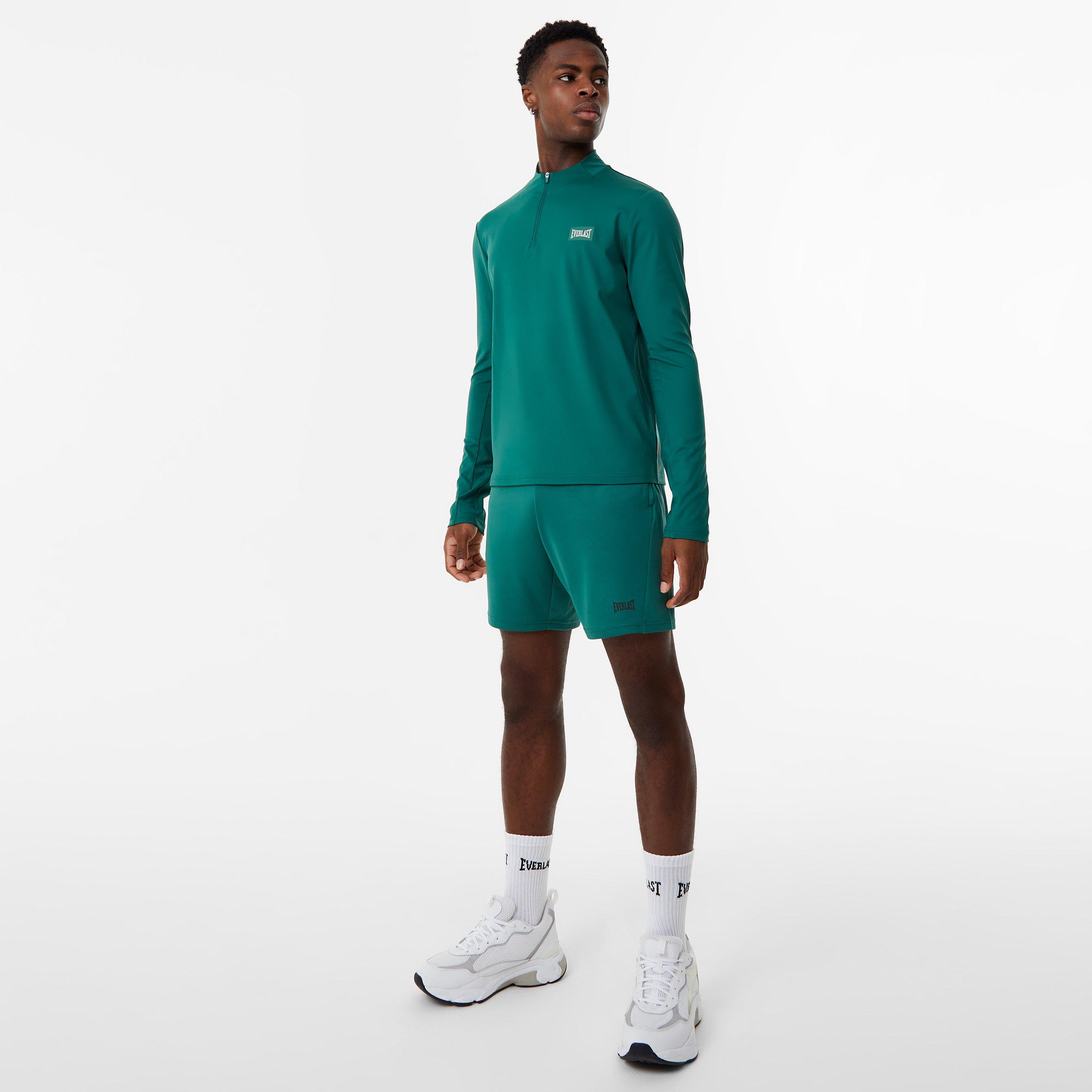 Everlast Half Zip Funnel Neck Top Mens