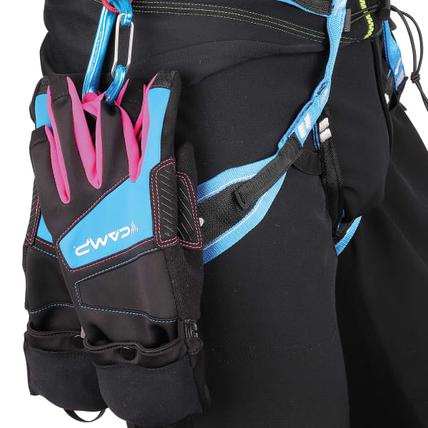 Gant ski de randonnée CAMP G COMP WARM LADY BLACK / LIGHT BLUE / FUCHSIA