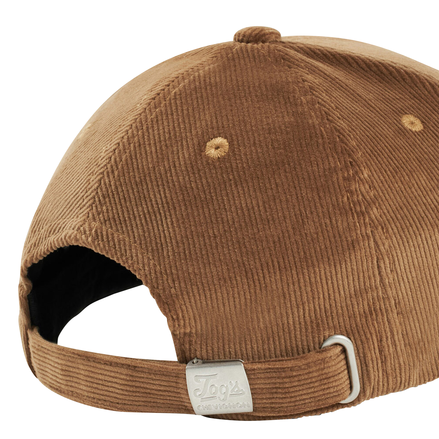 Casquette velours côtelé en coton mélangé | Marron