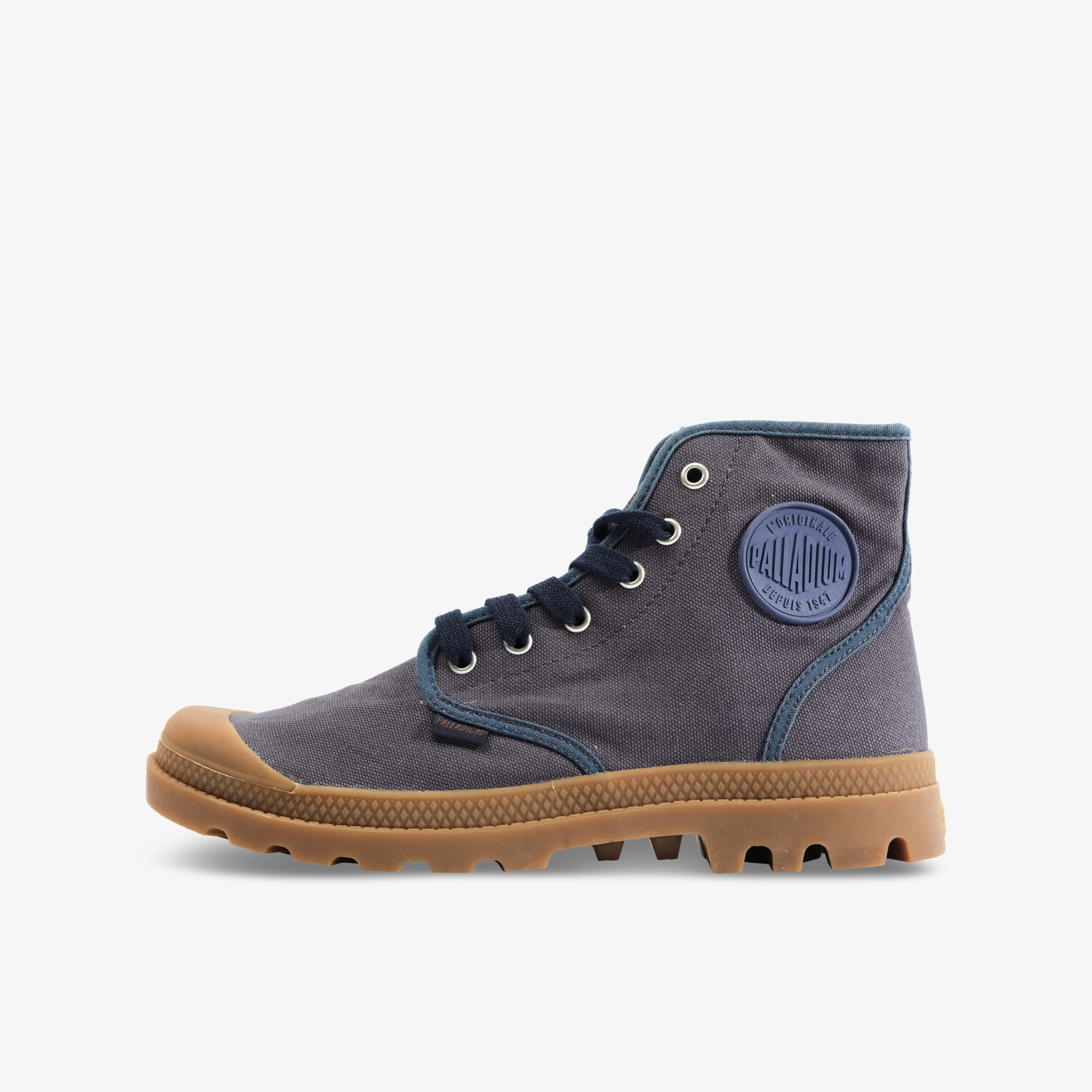 PALLADIUM PAMPA HI MOOD Herren Leinenschuhe blau