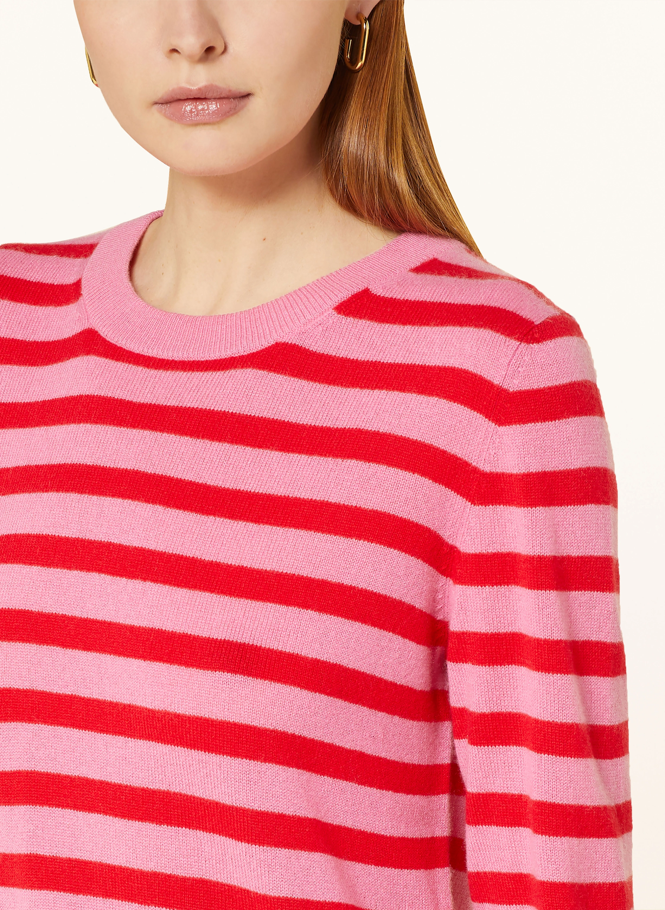 darling harbour Cashmere-Pullover mit 3/4-Arm