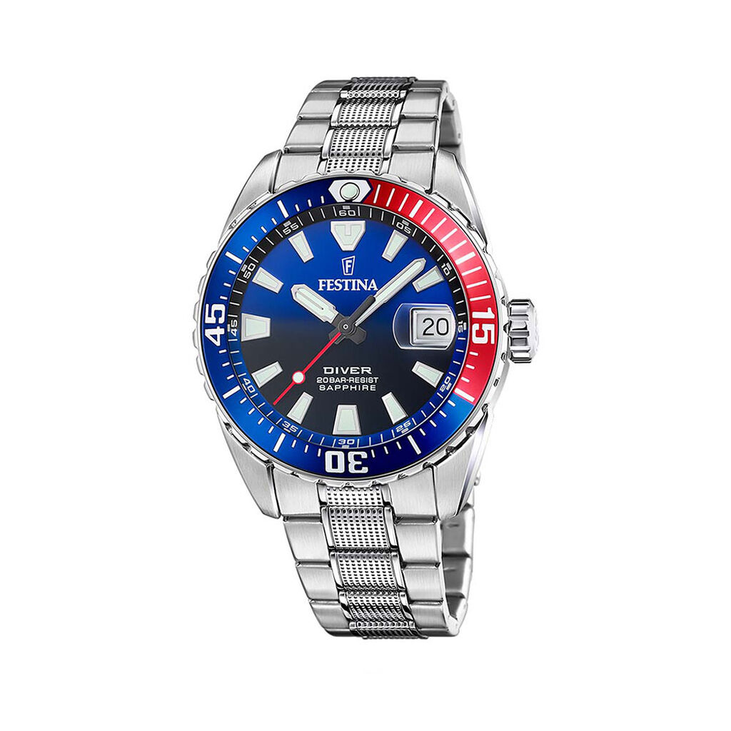 Montre Festina The Originals/diver Bleu Swiss