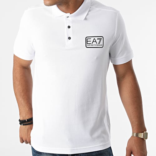Polo Manches Courtes 6KPF01-PJ04Z Blanc