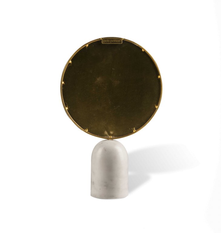 POLSPOTTEN Mirror round marble green tafelspiegel