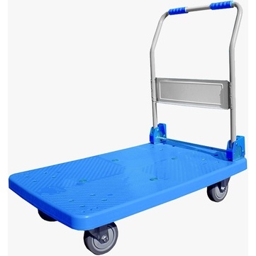 Chariot manutention pliable - 720 x 490 x 825 mm Acier Polypropylène