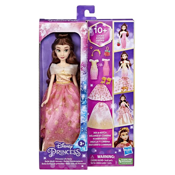 Poupée  Princesses : Belle multi-tenues