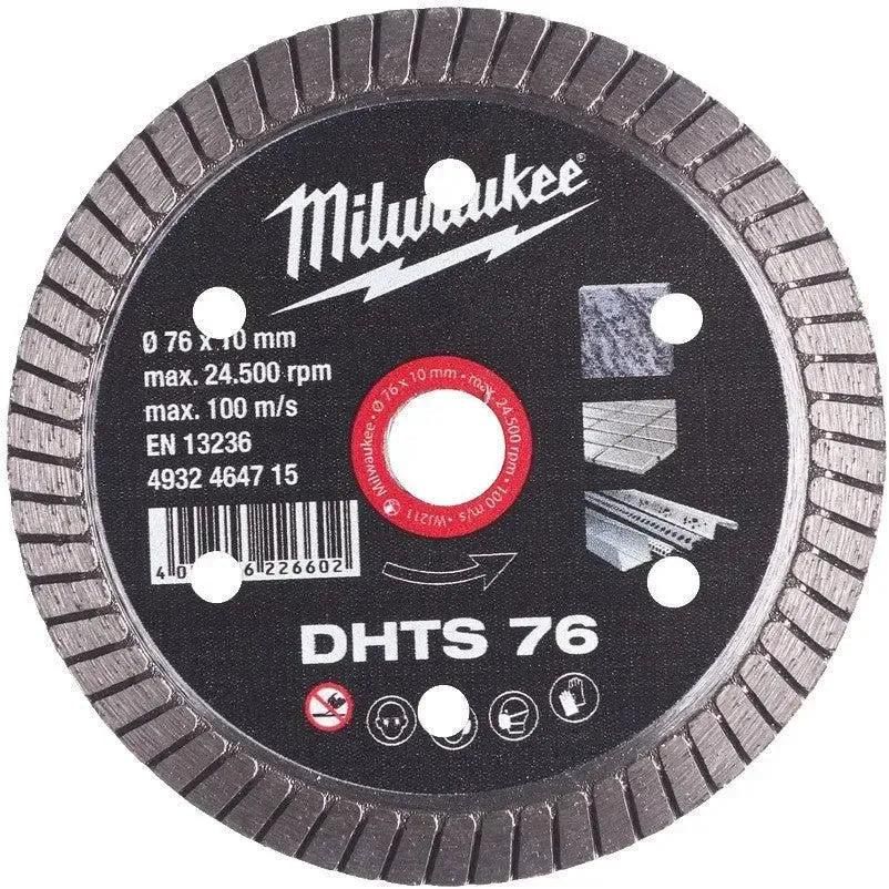 Milwaukee Diamantdoorslijpschijven DHTS DHTs 76 mm 1pc - 4932464715