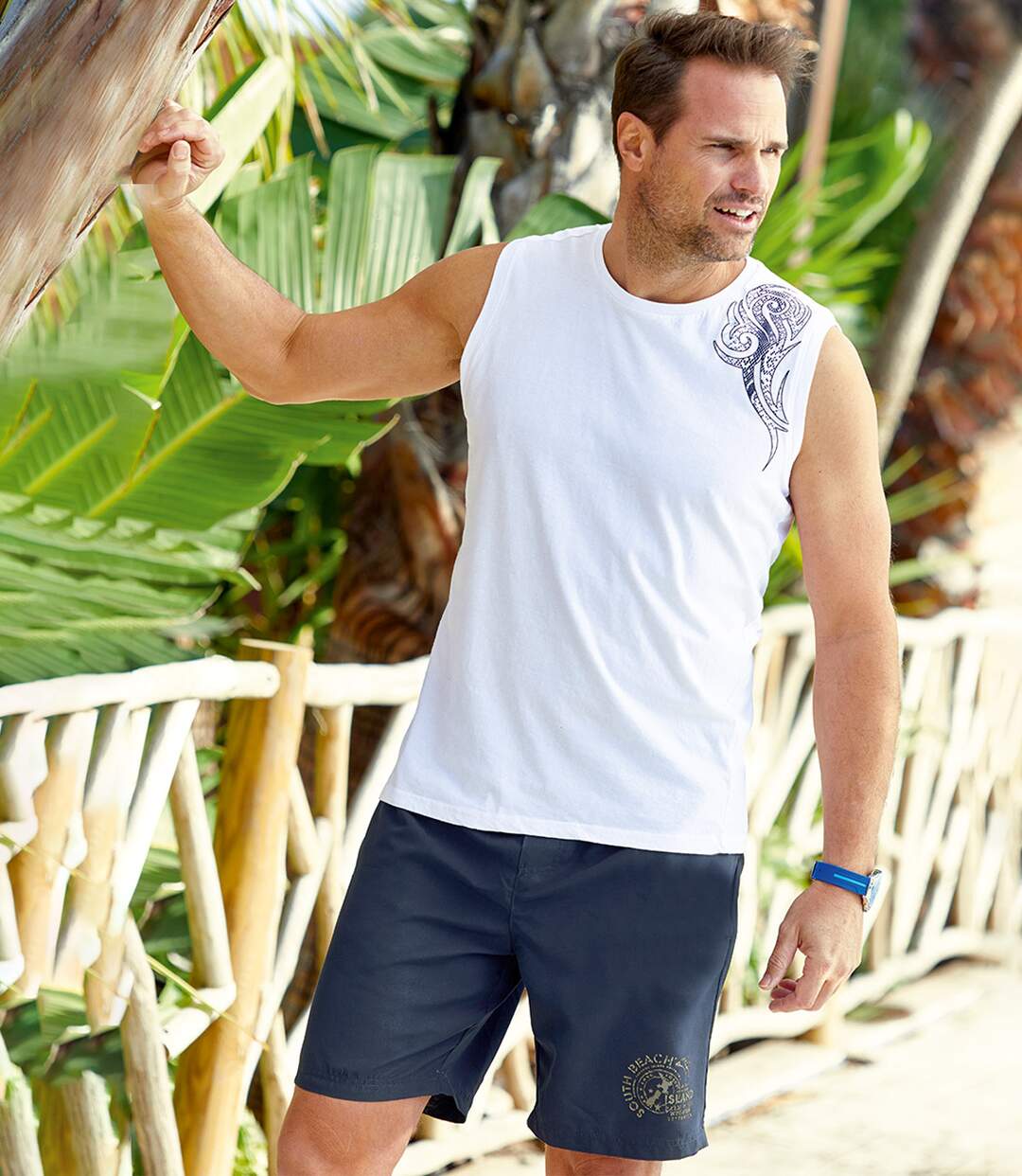 Lot de 3 Tee-Shirts Sans Manches Maori