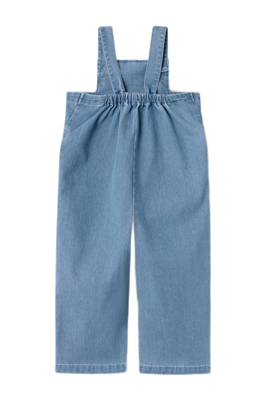 LIL' ATELIER tuinbroek medium blue denim