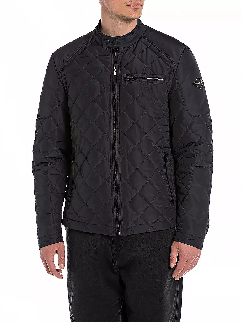 REPLAY Steppjacke blau