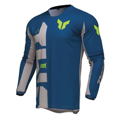 Maillot cross Thor LAUNCH FORGE 2025 - Bleu