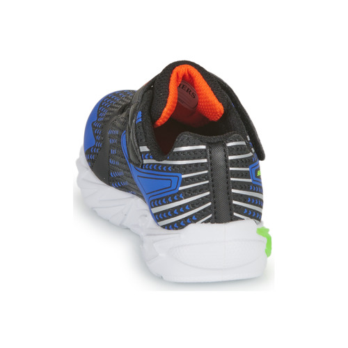 Skechers - FLEX GLOW BOLT - Noir / Bleu / LED