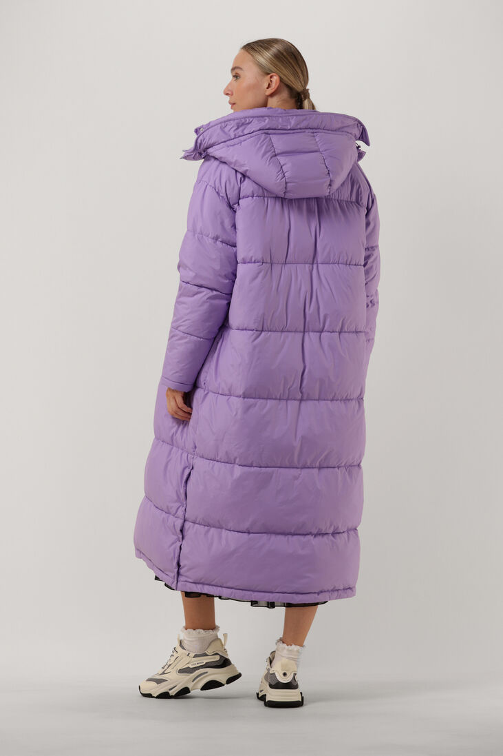 NOTRE-V lila notre-v gewatteerde jas puffer long