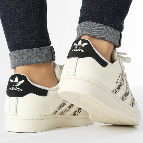 Baskets Femme Superstar IF7615 Off White Core Black