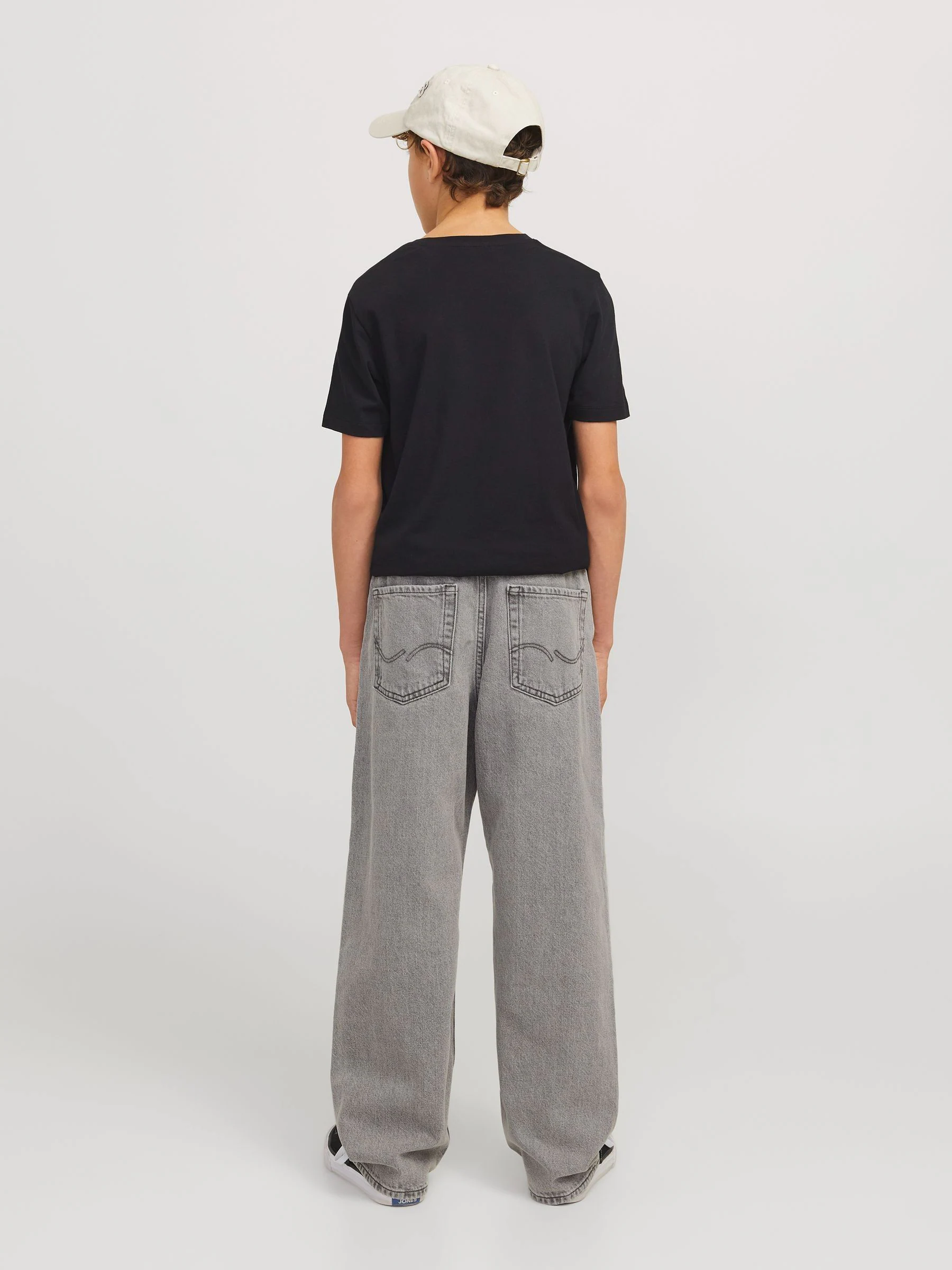 Grijs - JACK & JONES Junior Baggy Fit Alex Jeans