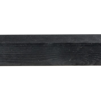 Tuinpaal vierkant grenen antraciet ca. 6,8 x 6,8 cm, lengte ca. 270 cm