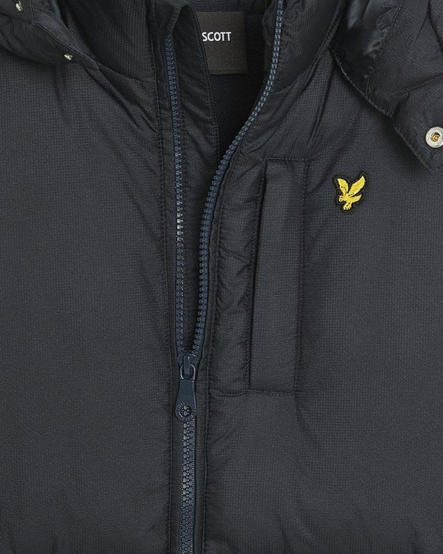 Lyle & Scott - Winterjas - Donker Navy Blauw - Puffer - Gewatteerd