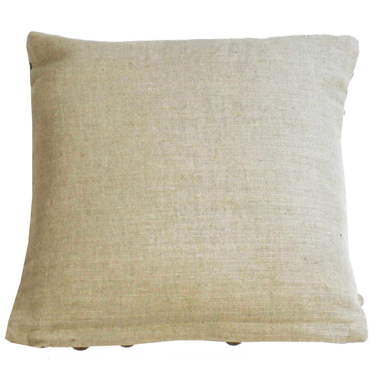 En Fil d'Indienne Housse de Coussin Gipsy Tie & Dye noire - 40x40 cm