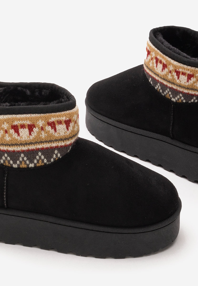 Bottes de neige femme noires Joye