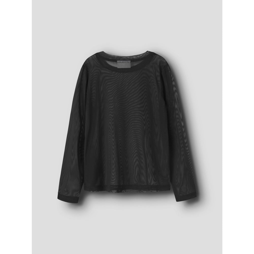 Køb Name It Black Nkfrophelia Ls Mesh Top