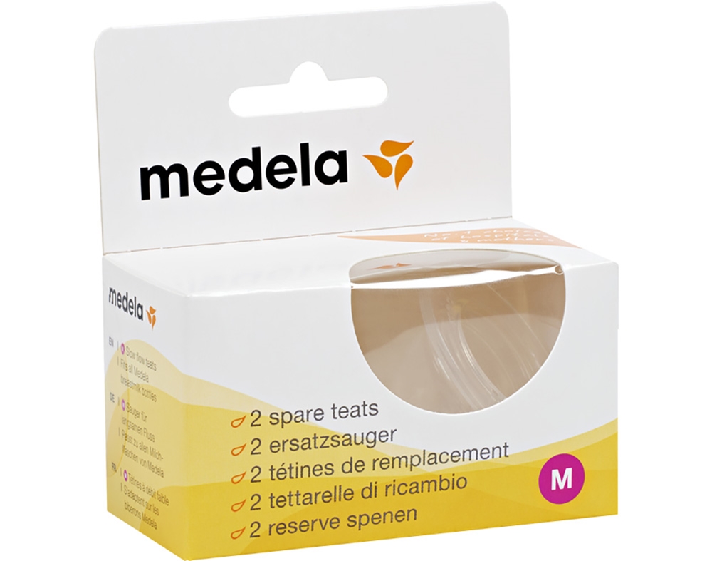 TETINA MEDELA SILICONE FLUXO MÉDIO TAMANHO M 2UN
