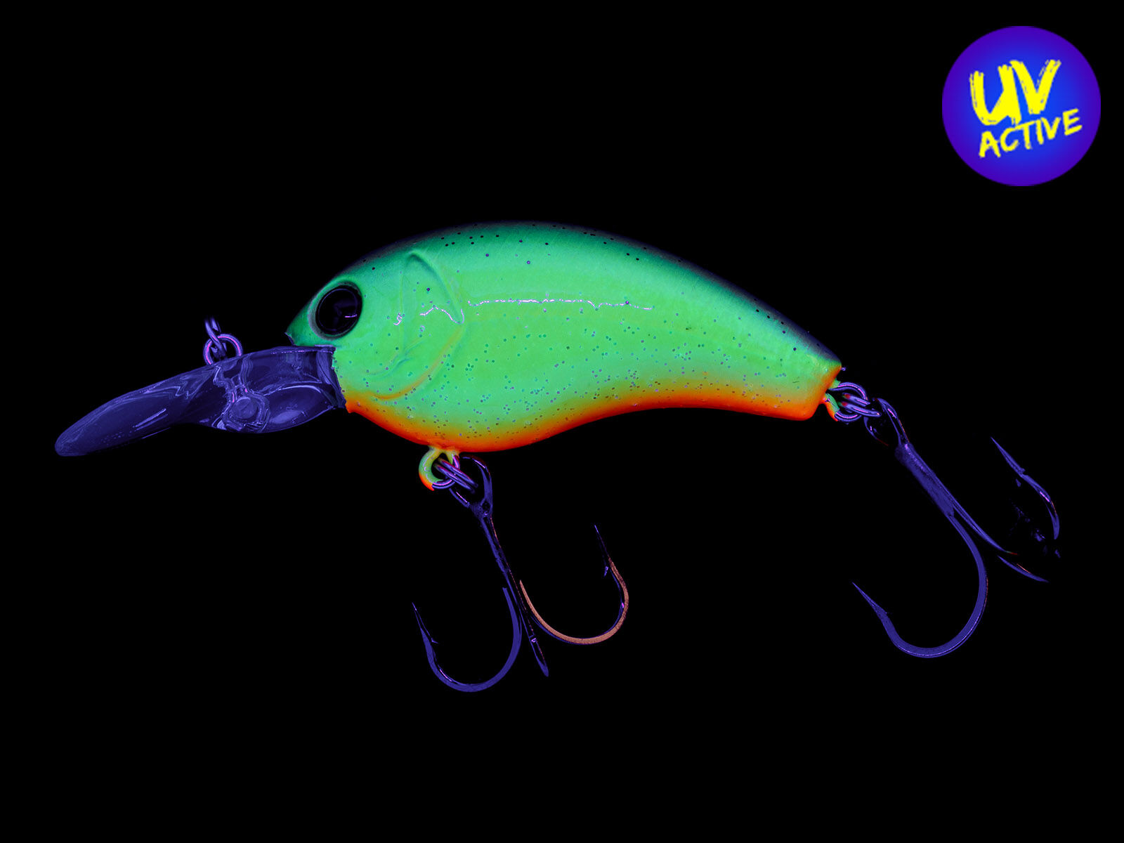 Worming Crank Shot (165S) Sparkle Purple Chartreuse(Nories)