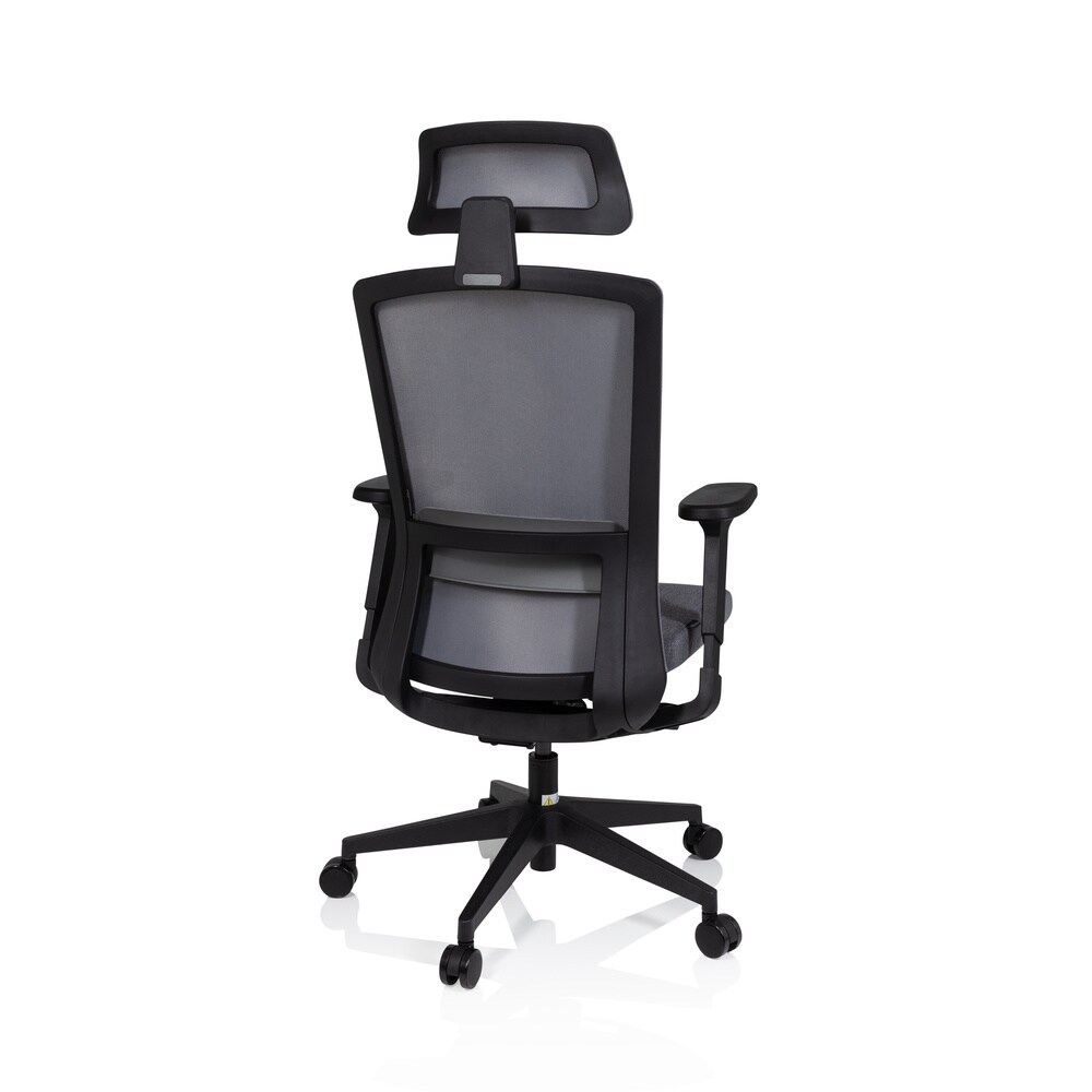 Profi Bürostuhl CAPTIVO Stoff/Netzstoff mit Armlehnen (höhenverstellbar) hjh OFFICE