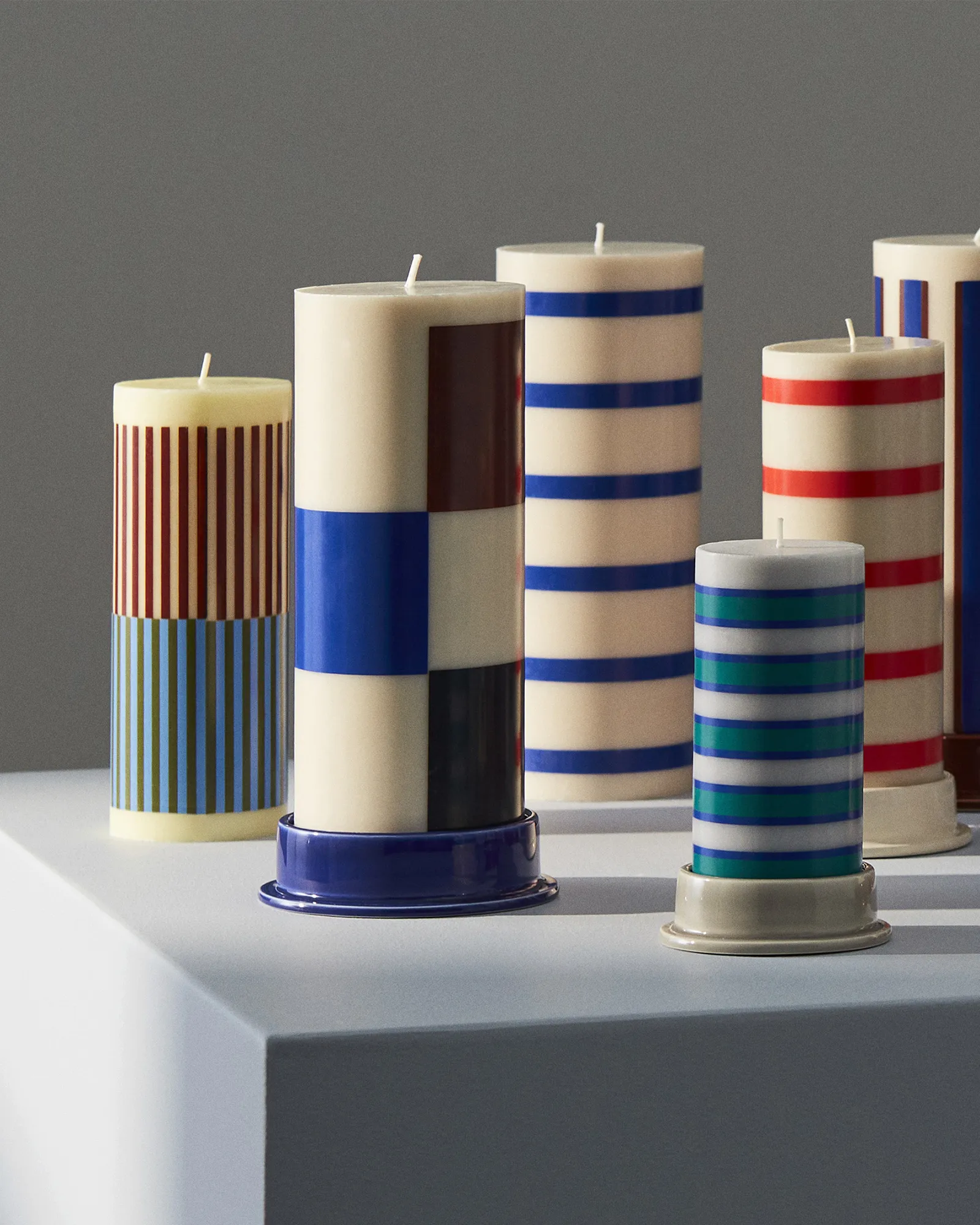 HAY Column Candle Medium