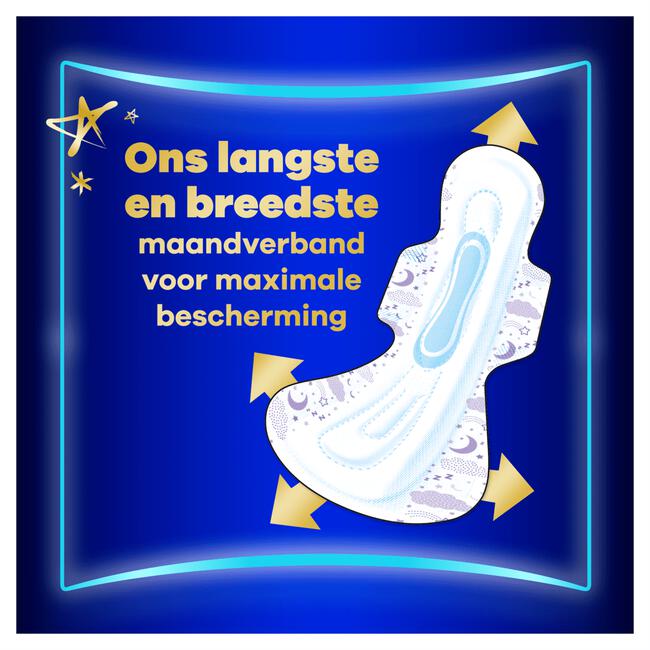 Always Ultimate Night Maandverband Met Vleugels 14 Stuks