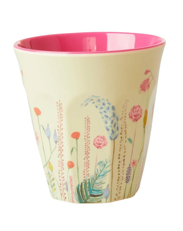 Melamin-Becher SUMMER FLOWERS medium