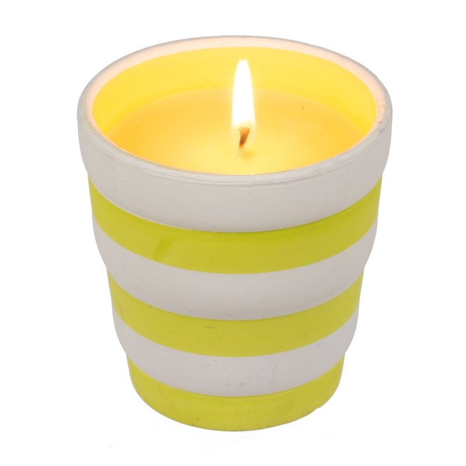Citronella-Kerze - ca. 8 x 8 cm - 1 Stück