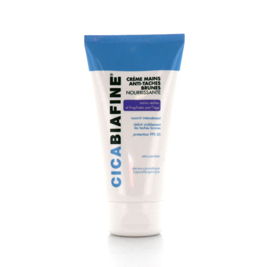 Crème pour les mains anti-taches brunes nourrissante Cicabiafine