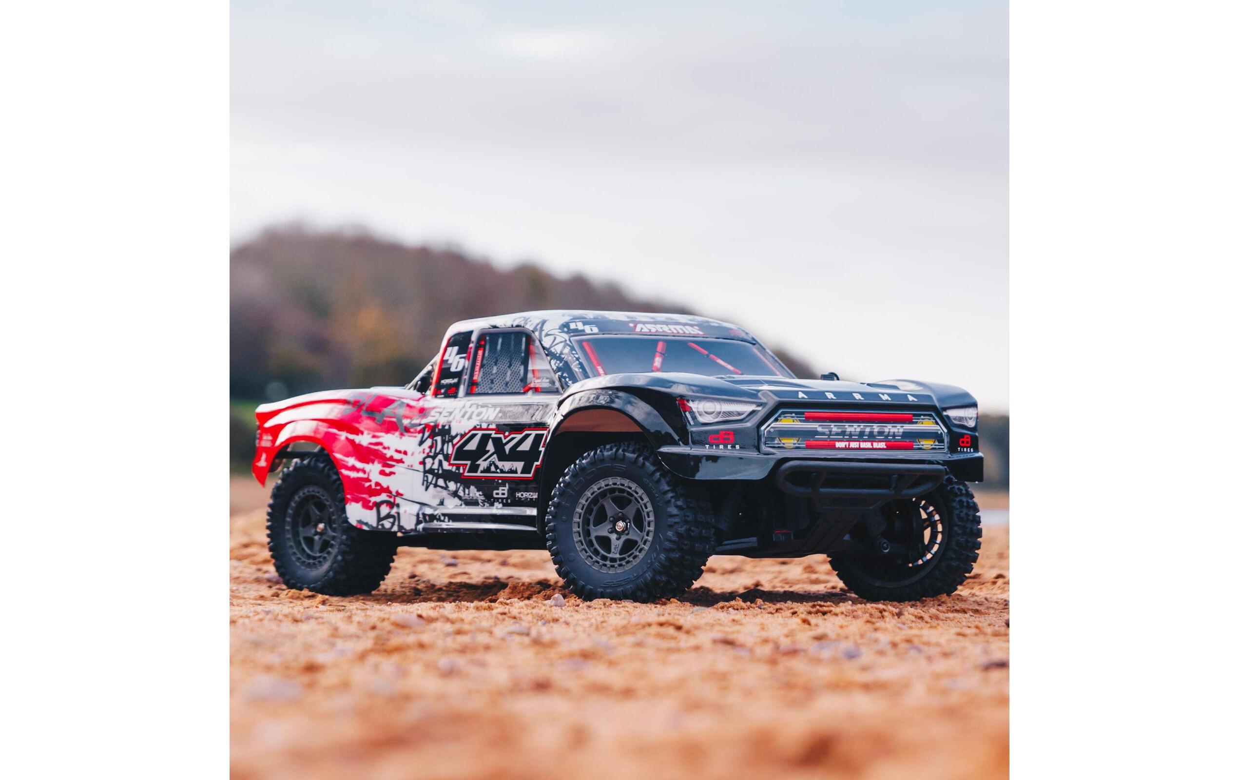Short Course Truck Senton BLX3S 4WD, Rot ARTR, 1:10<br>Brushless Trophy Truck mit einer Höchstgeschwindigkeit von 80 km/h