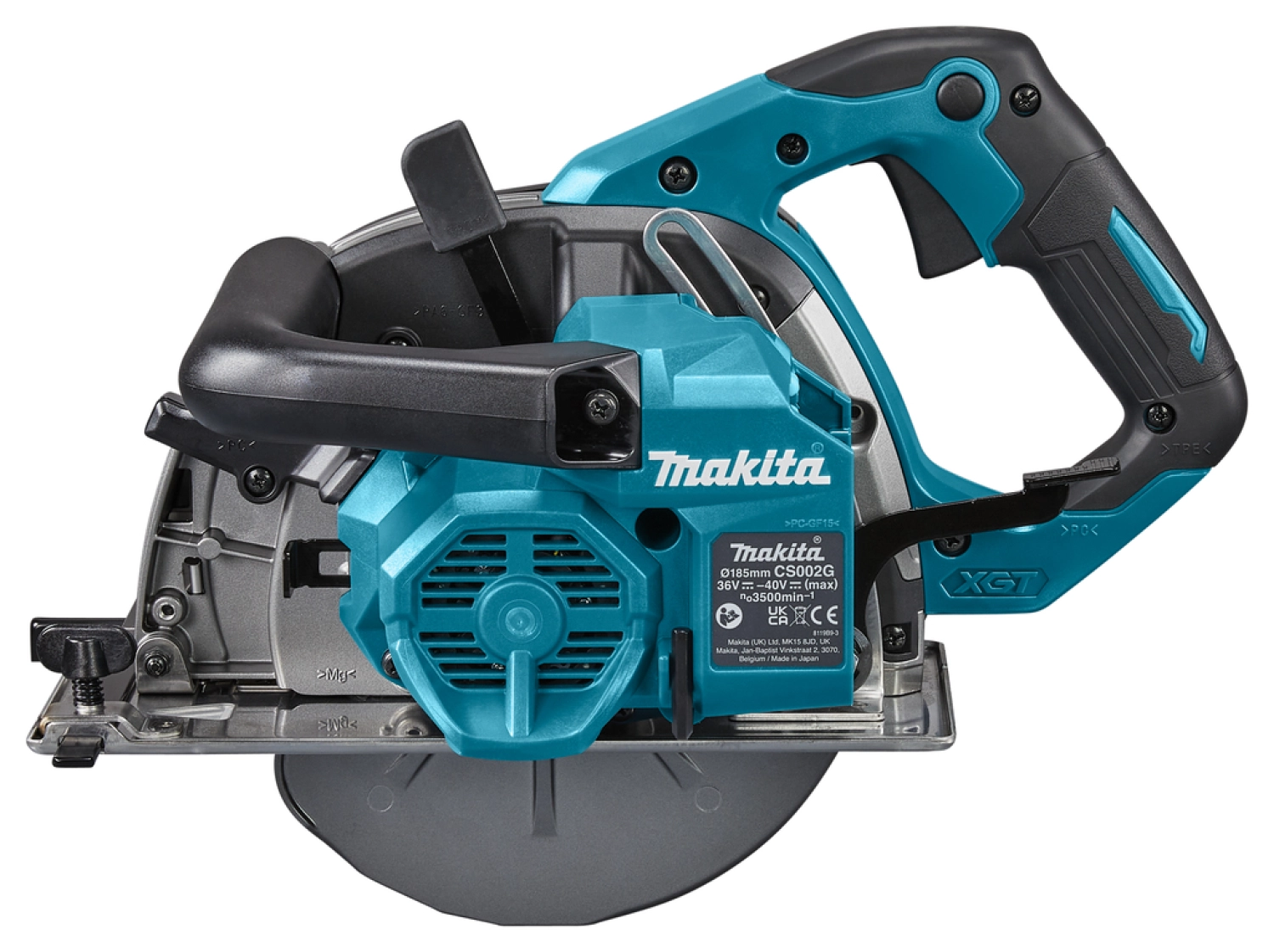 Makita CS002GZ 40V Max Li-Ion accu metaal cirkelzaag body - 185mm