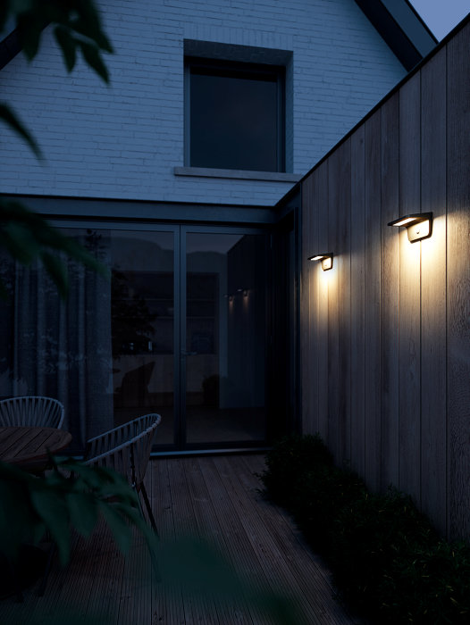 Nordlux Mia 22 væglampe LED-solar sort