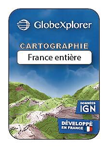 GLOBEXPLORER - TOPO GLOBEXPLORER IGN 1/25000e PACK FRANCE ENTIERE