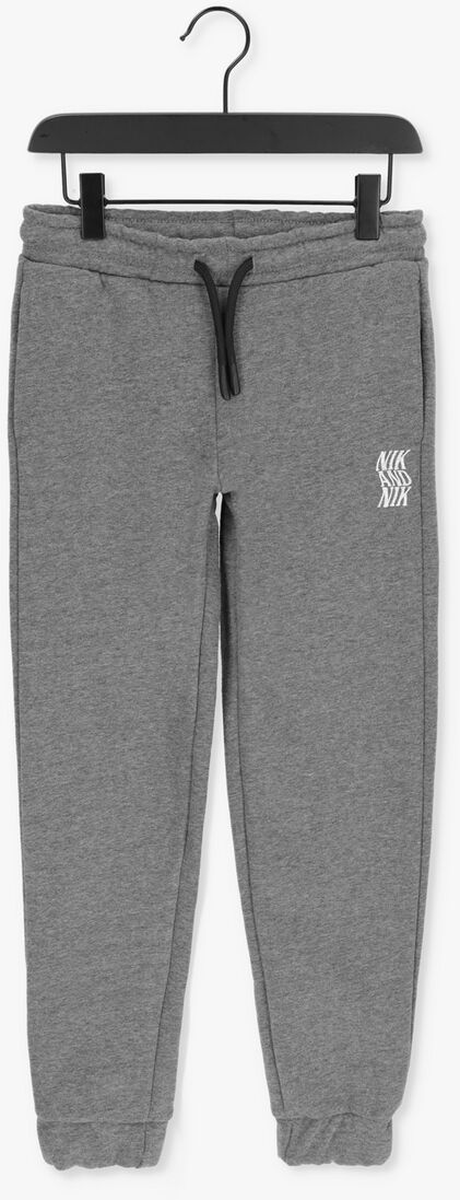 NIK & NIK grijze nik & nik joggingbroek swirl logo sweatpants
